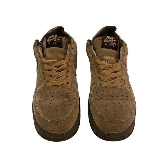 Nike Air Force 1 Low Retro Wheat Mocha 2020 Men's dc7504-700 Sneakers Shoes Sz 7 - Picture 2 of 10